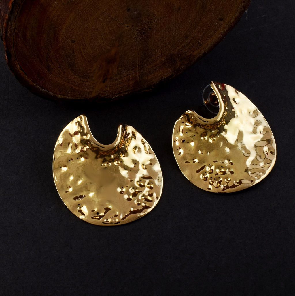 Stylish Gold Color Anti Tarnish Earrings Designed for Festivals, Parties, and Bridal Jewelry Styling