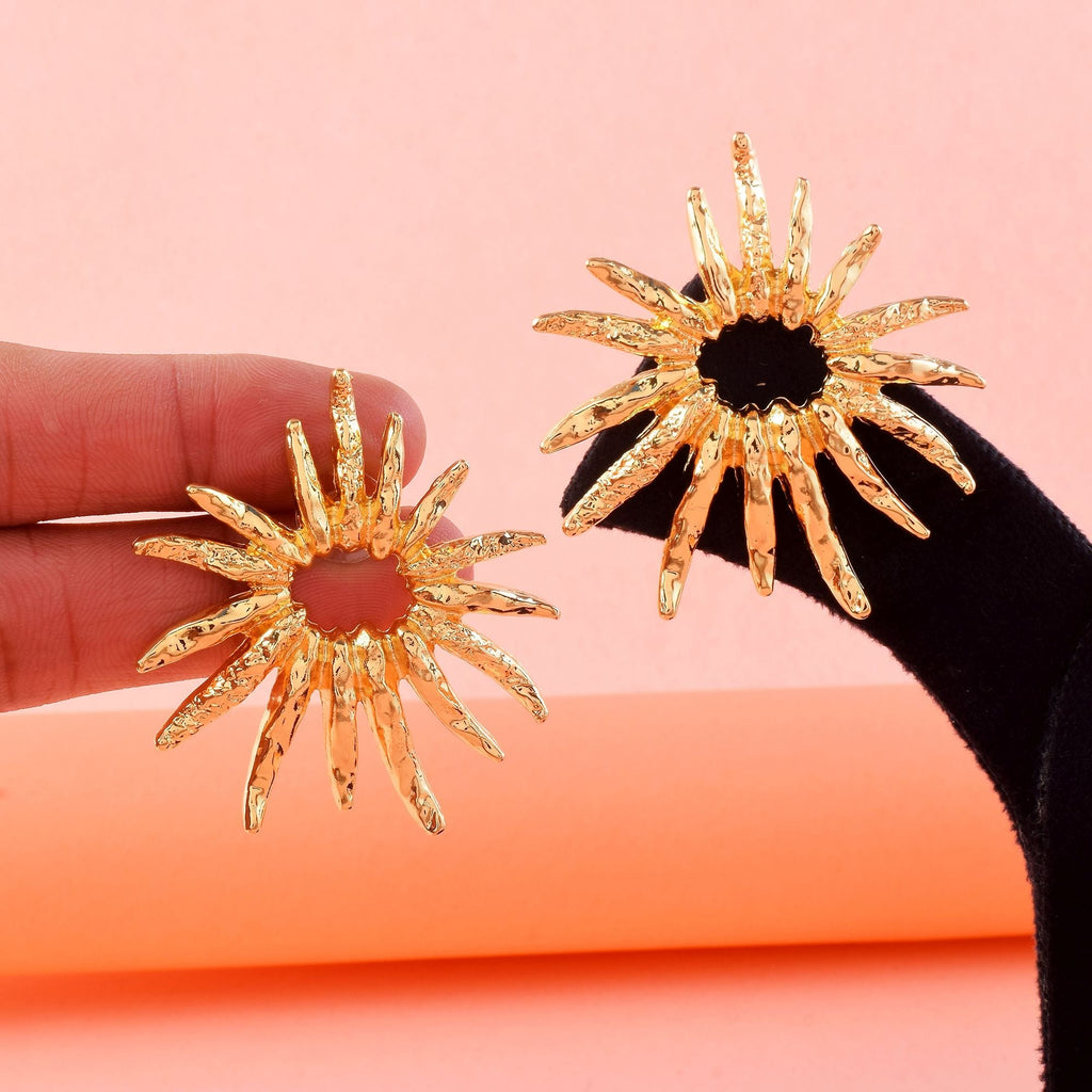 Exclusive Gold Color Anti Tarnish Earrings Designed for Women’s Party, Bridal, and Festival Jewelry