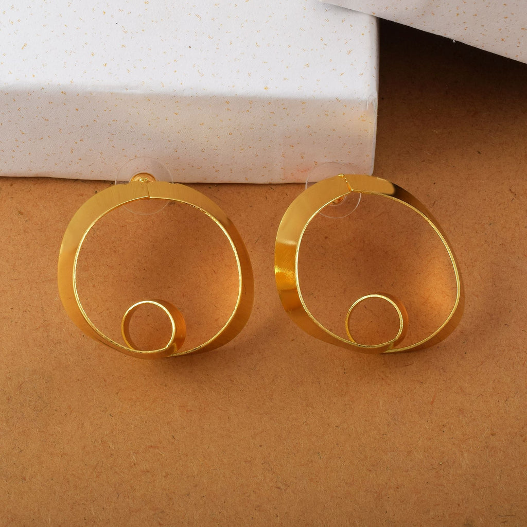 Royal Gold Color Anti Tarnish Earrings Crafted for Weddings, Engagements, and Cultural Celebrations