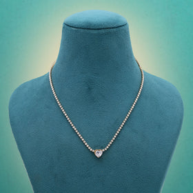 White Color Stainless Steel Anti Tarnish Necklace