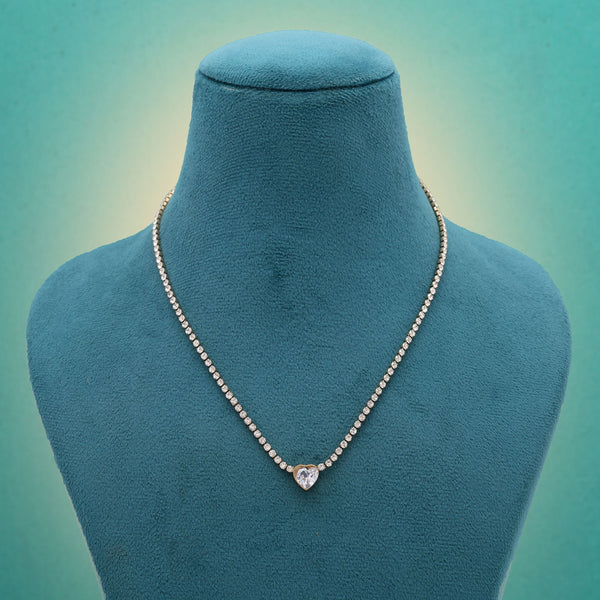 White Color Stainless Steel Anti Tarnish Necklace