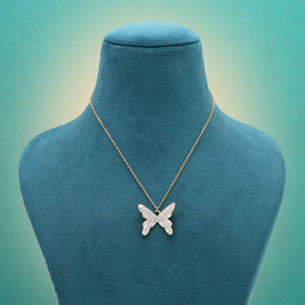 White Color Stainless Steel Anti Tarnish Necklace