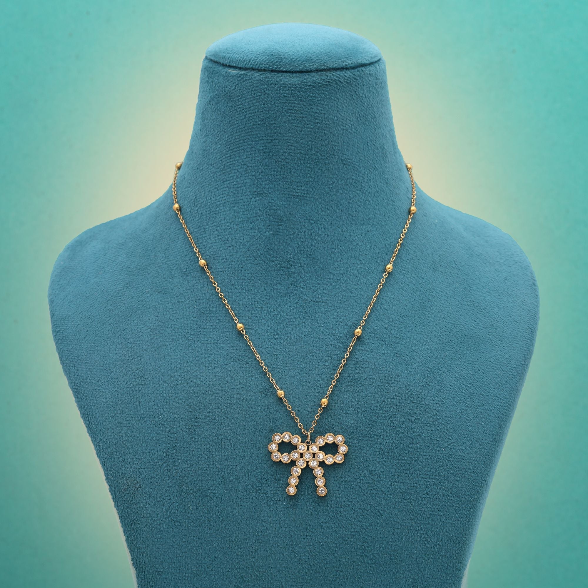 Gold Color Stainless Steel Anti Tarnish Necklace