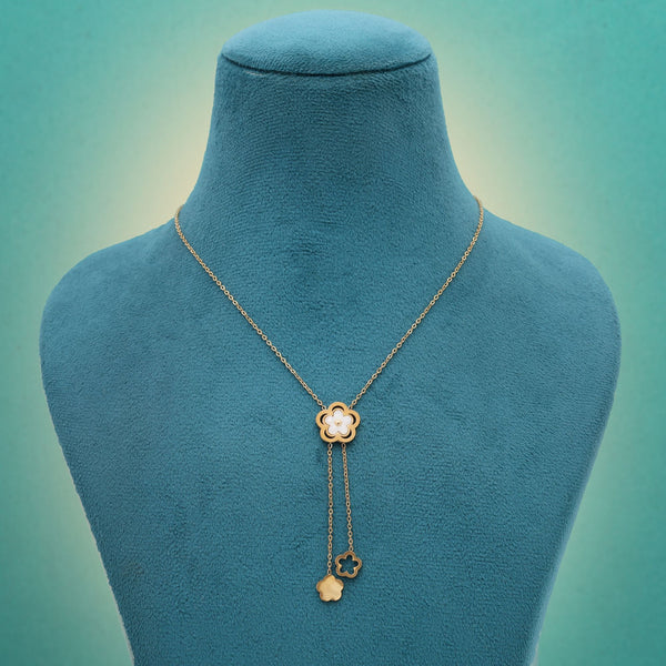 Gold Color Stainless Steel Anti Tarnish Necklace