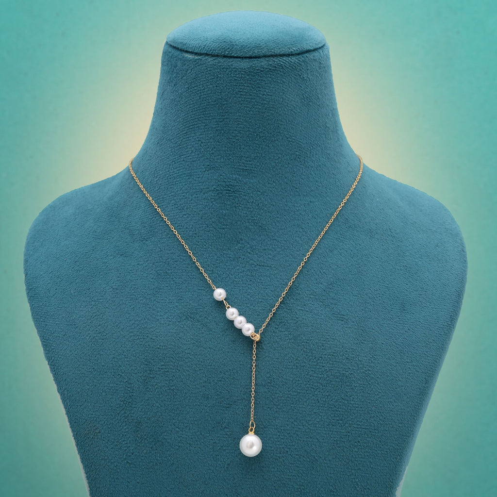 White Color Stainless Steel Anti Tarnish Necklace
