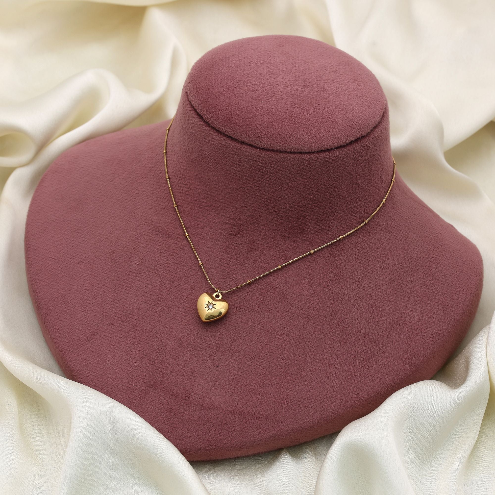 Gold Color Stainless Steel Anti Tarnish Necklace