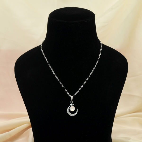 Silver Color Anti Tarnish Necklace Minimal Chic Style