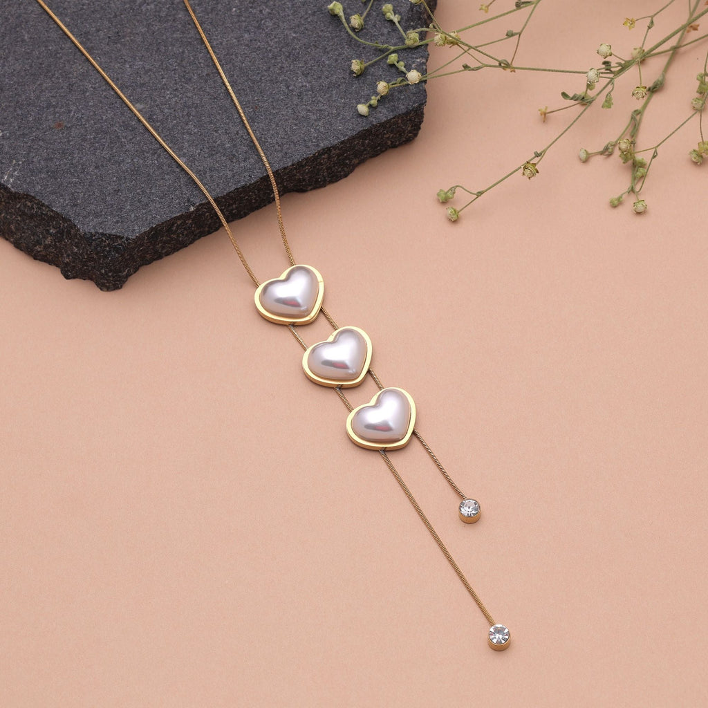 White Color Anti Tarnish Necklace