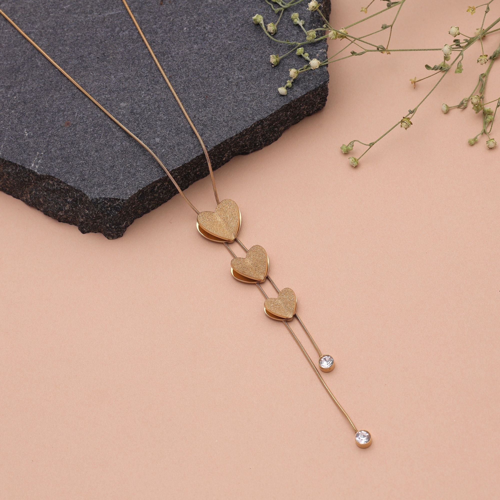 Gold Color Anti Tarnish Necklace