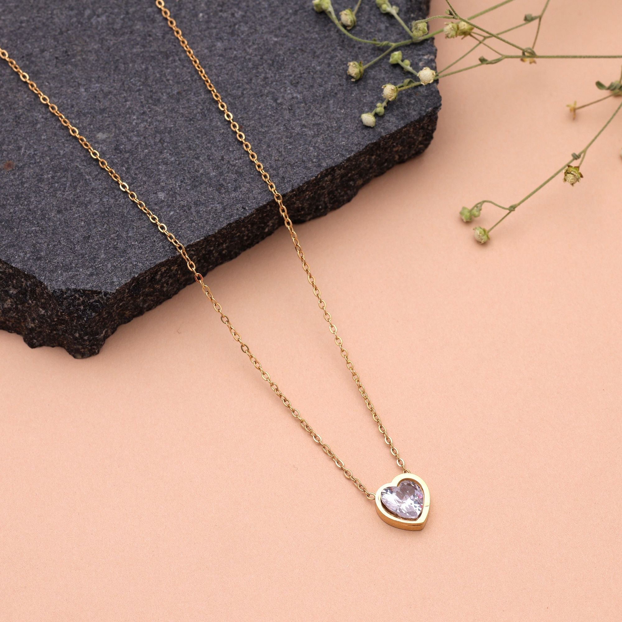 White Color Anti Fade Necklace