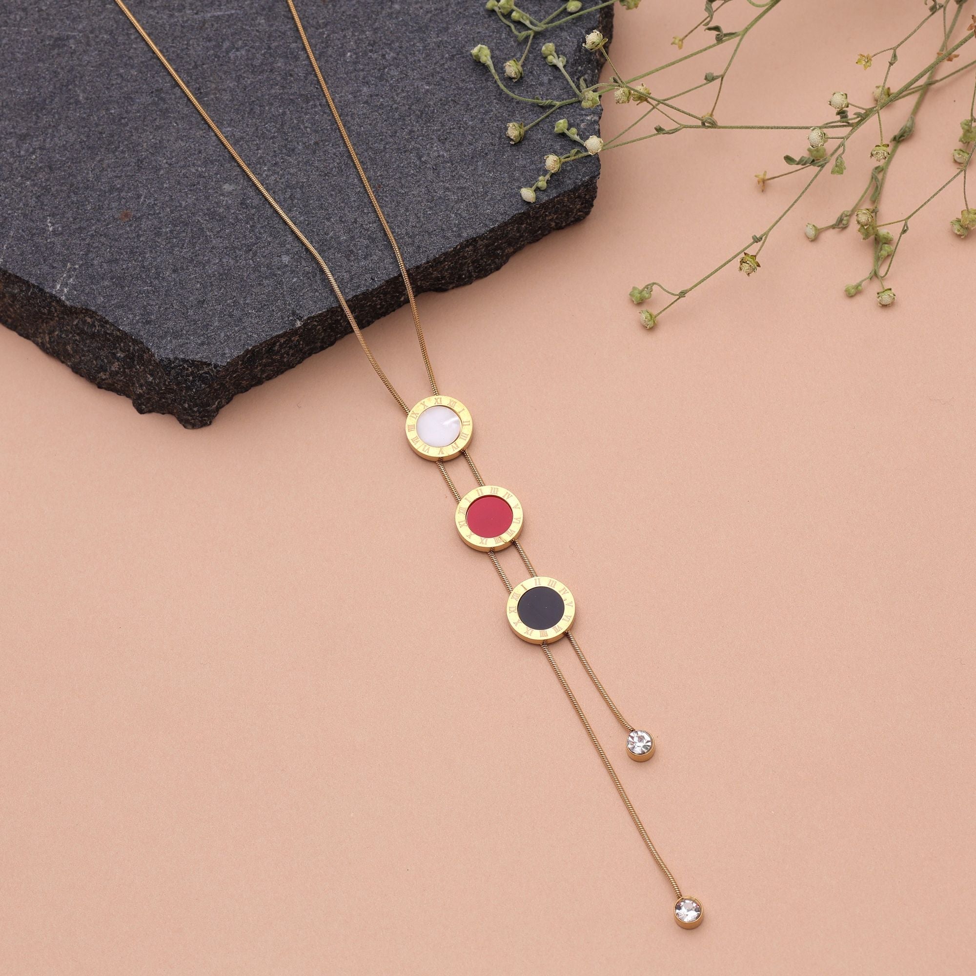 Multi Color Designer Anti Tarnish Necklace