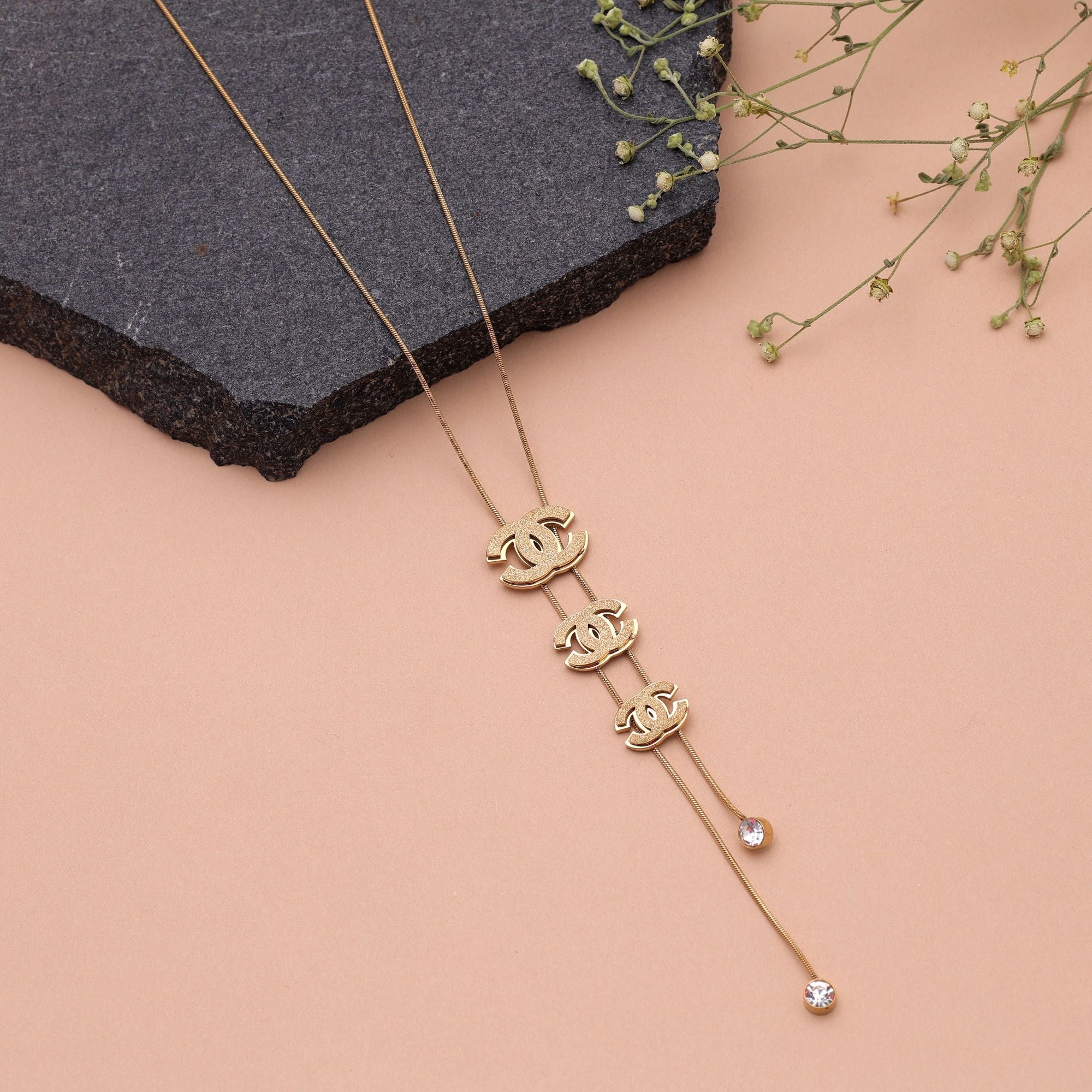 Gold Color Long Lasting Anti Tarnish Necklace