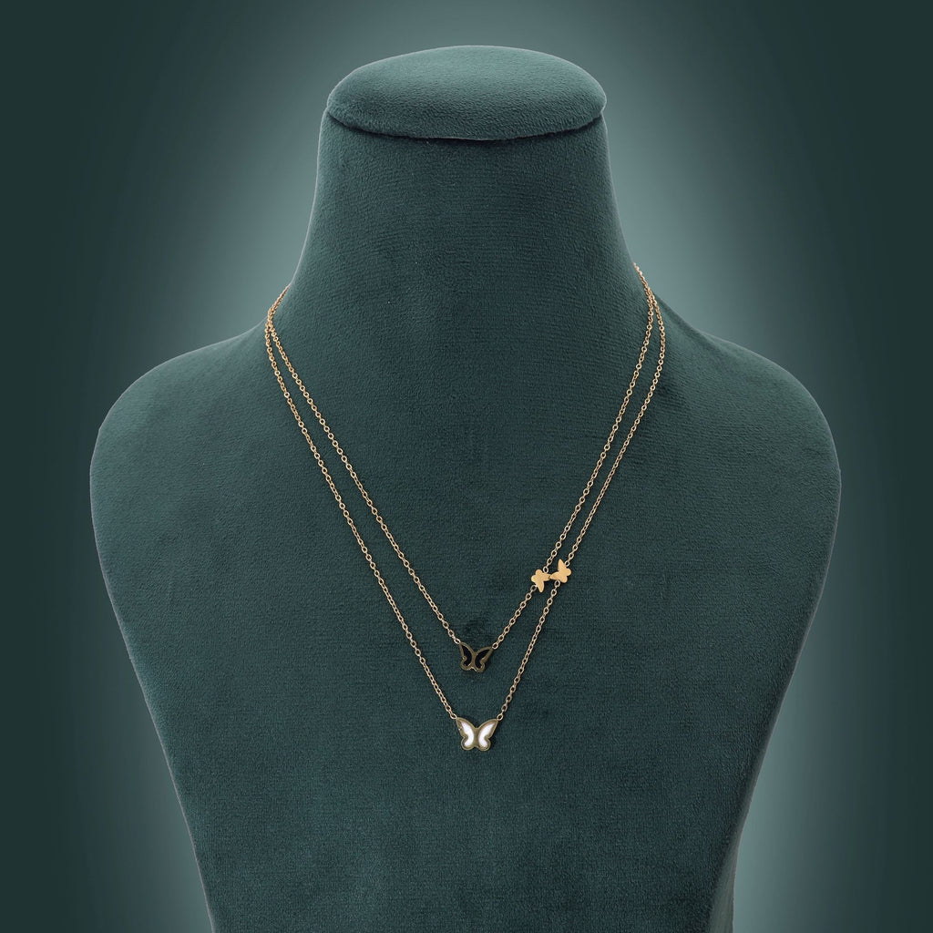 Gold Color Modern Anti Tarnish Necklace