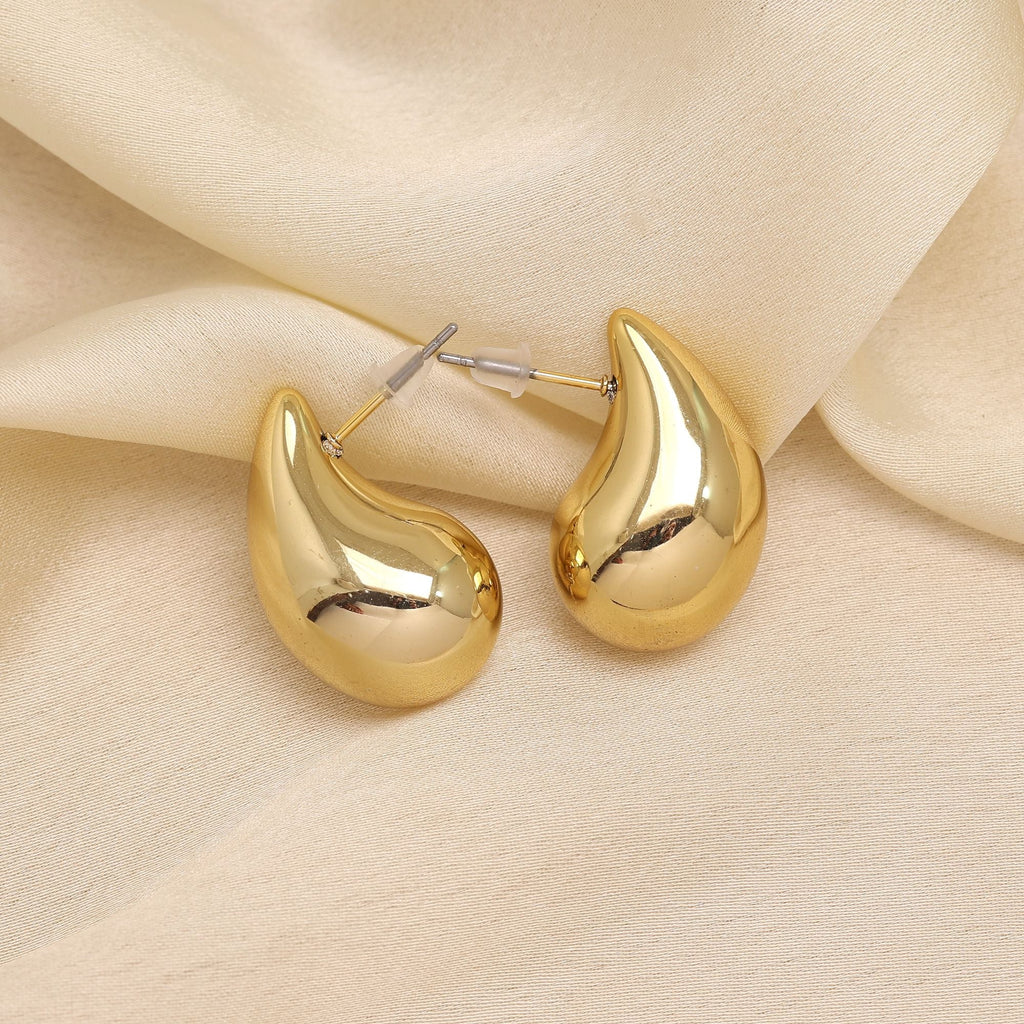 Elegant Gold Color 12 Pair Of Fashion Earrings Set For Women’S Jewelry Collection