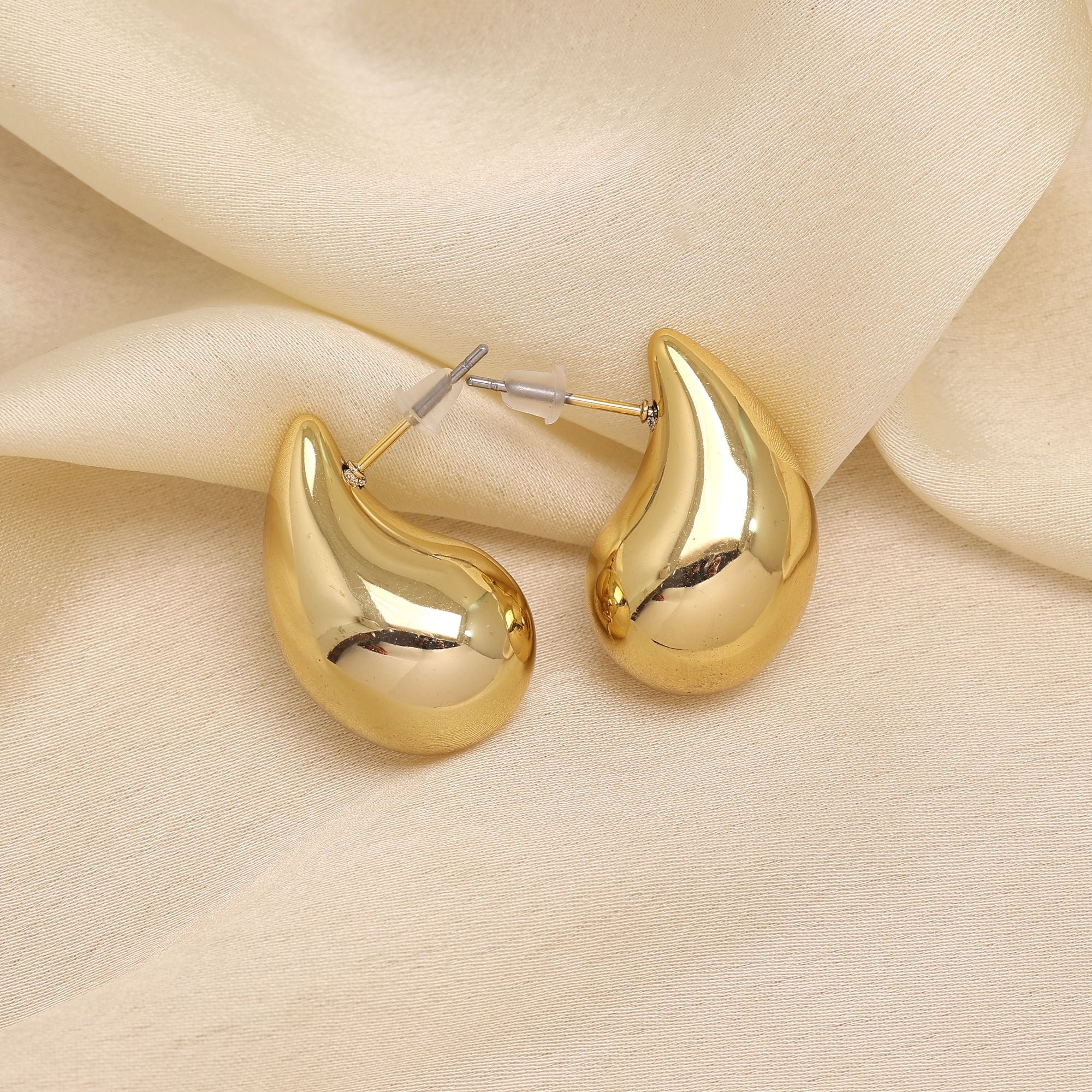 Elegant Gold Color 12 Pair Of Fashion Earrings Set For Women’S Jewelry Collection