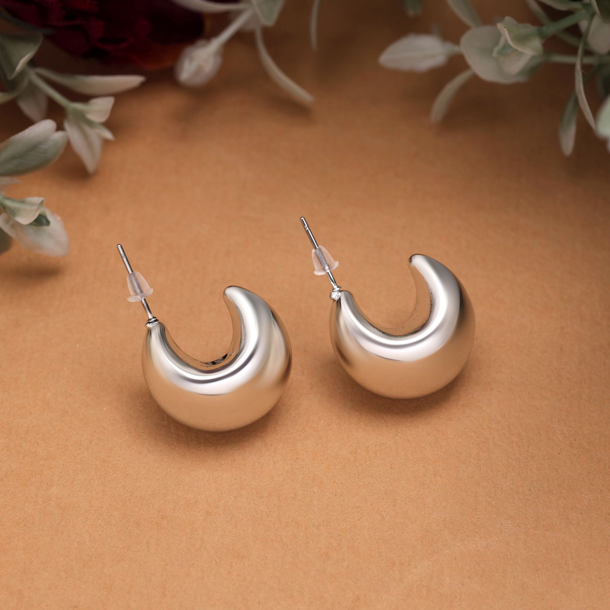 Stylish Silver Color 11 Pair Of Fashion Earrings Designed For Daily And Festive Wear