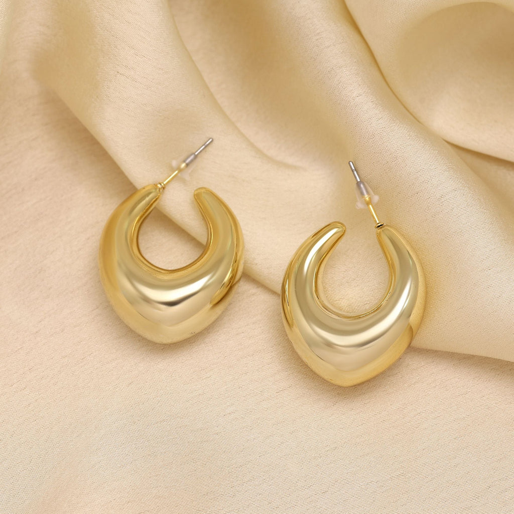 Royal Gold Color 12 Pair Of Fashion Earrings Perfect For Weddings, Festivals, And Engagements