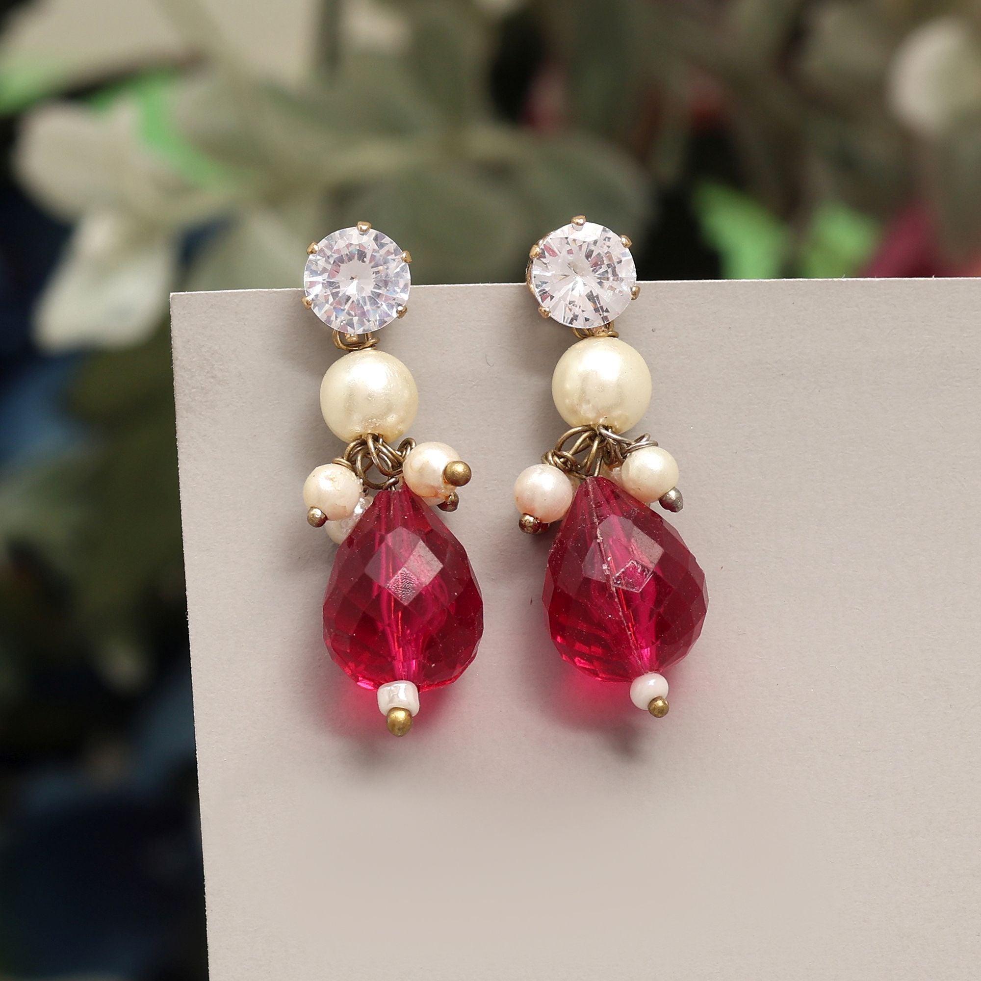 Royal Rani Color 12 Pair Of Fashion Earrings Crafted With Premium Artistic Traditional Jewelry Finish