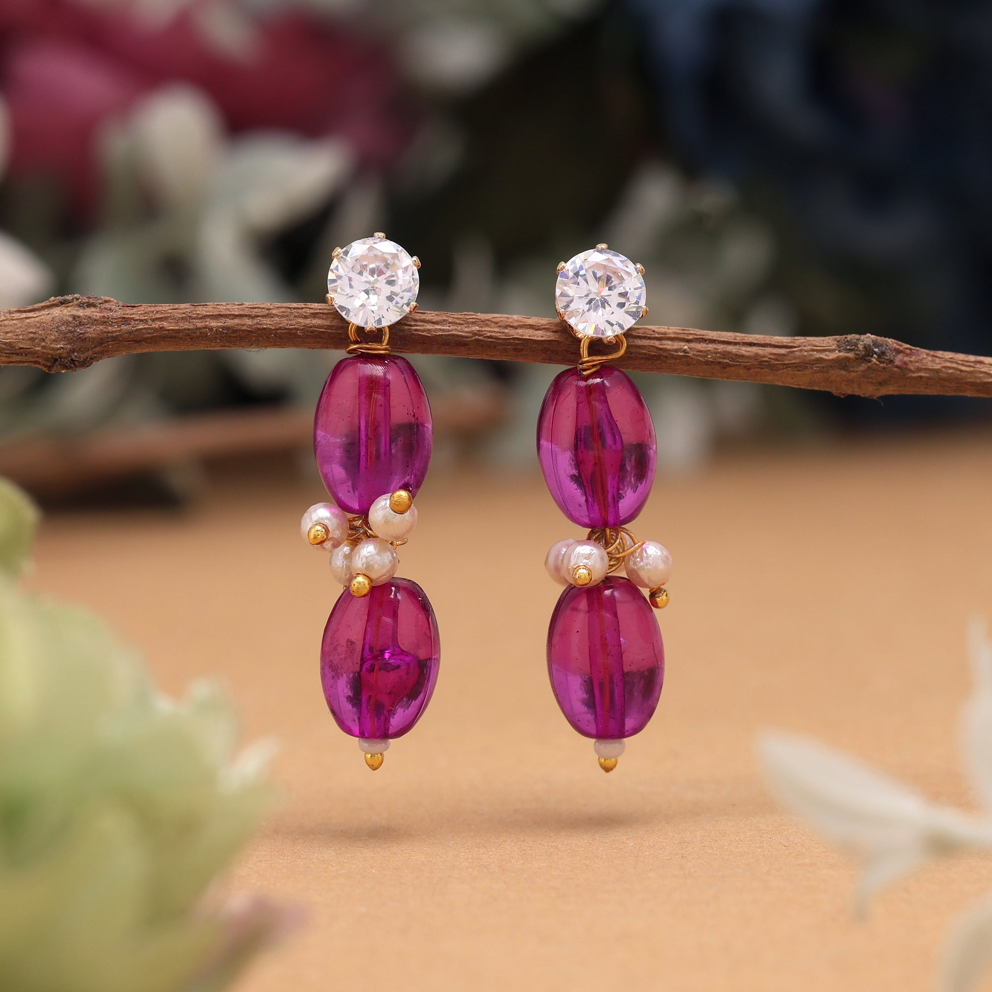 Fashion Earrings With Traditional Detailing Perfect For Wedding And Festival Wear