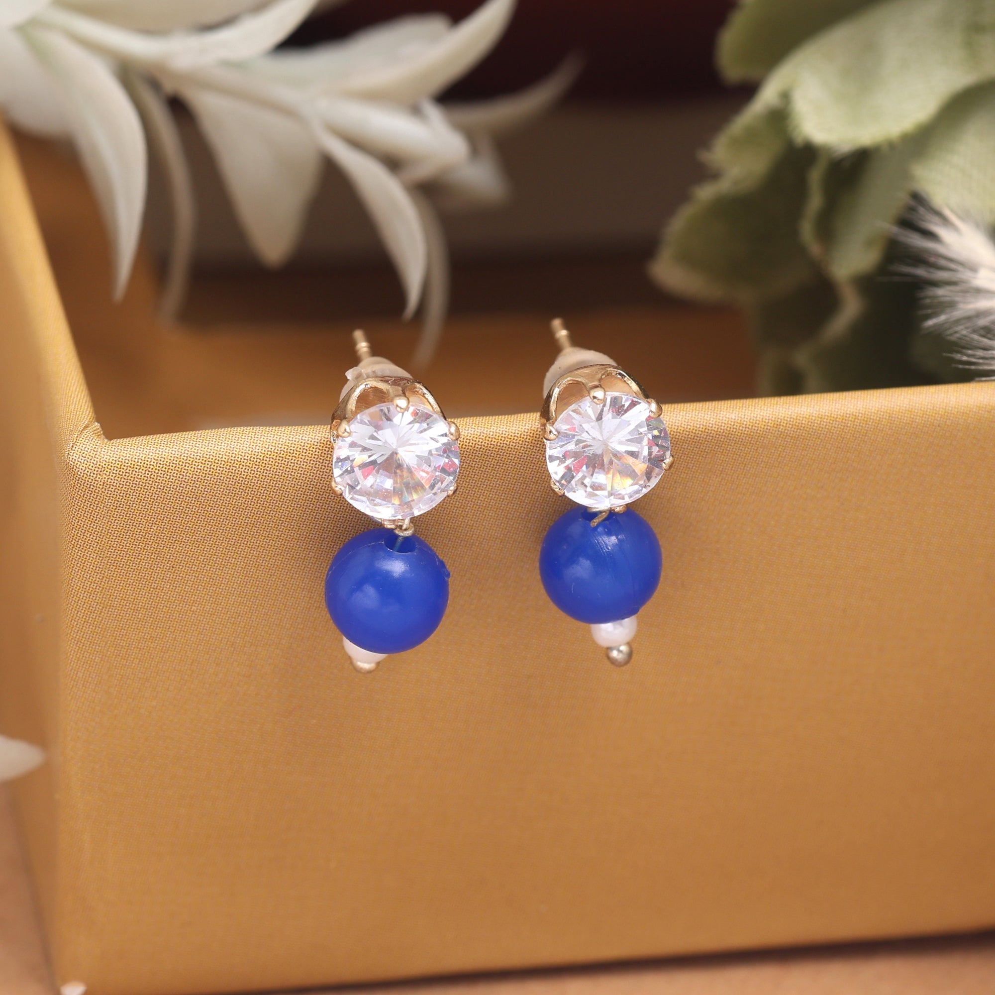 Beautiful Fashion Earrings With Beaded Detailing For Elegant Cultural Events