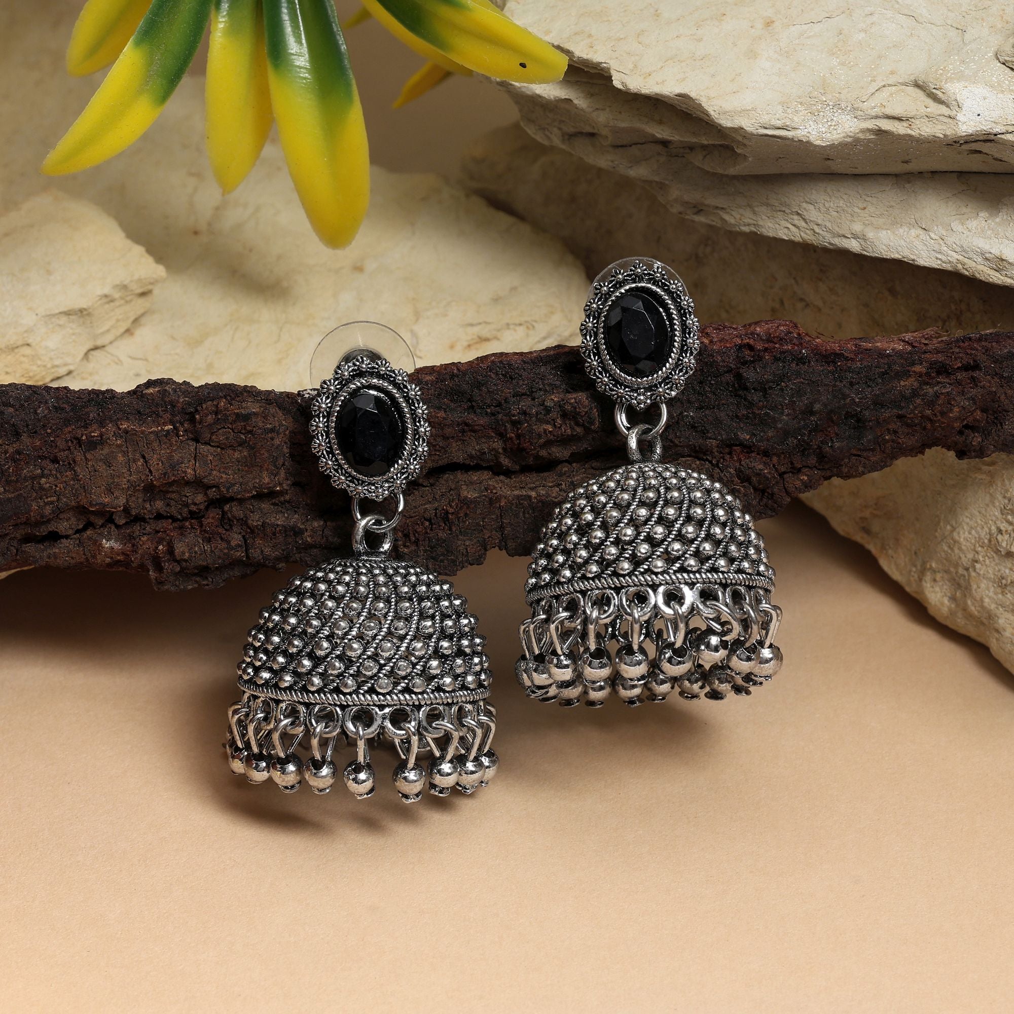 Attractive Black Color Oxidised Earrings Perfect For Women’S Bridal Jewelry, Festivals, And Daily Styling