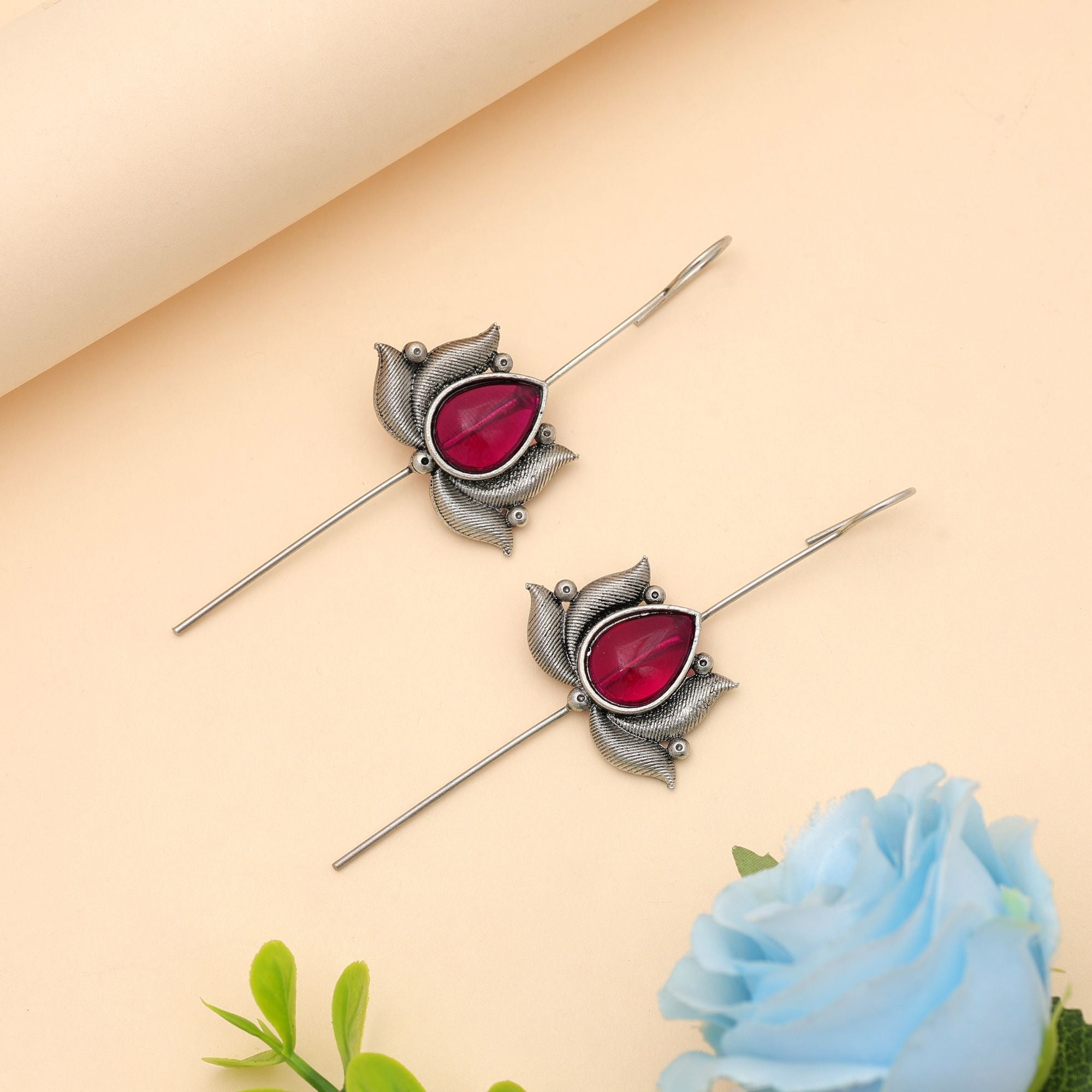 Rani Oxidised Ear Cuff Antique