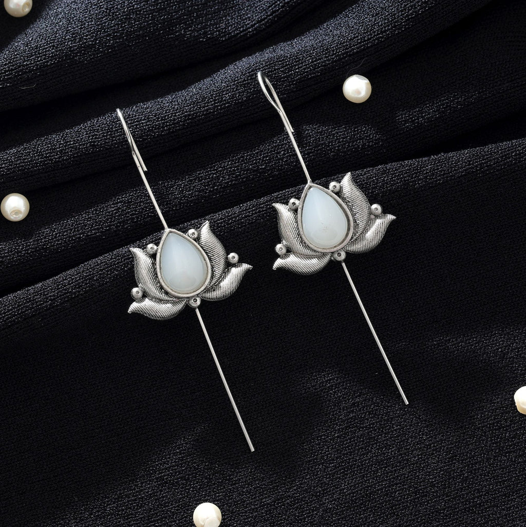 Silver Oxidised Ear Cuff Minimal