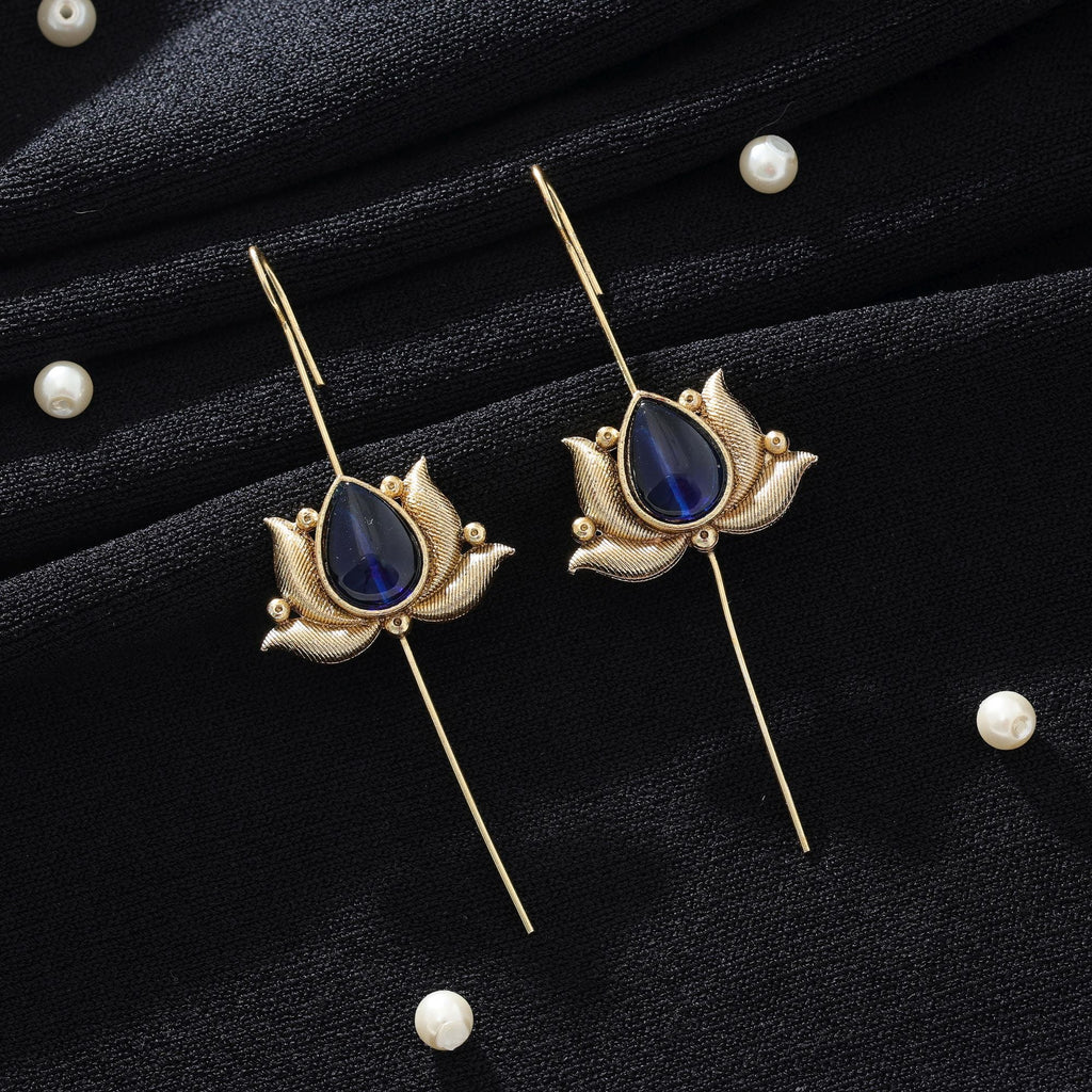 Blue Oxidised Ear Cuff Daily Wear