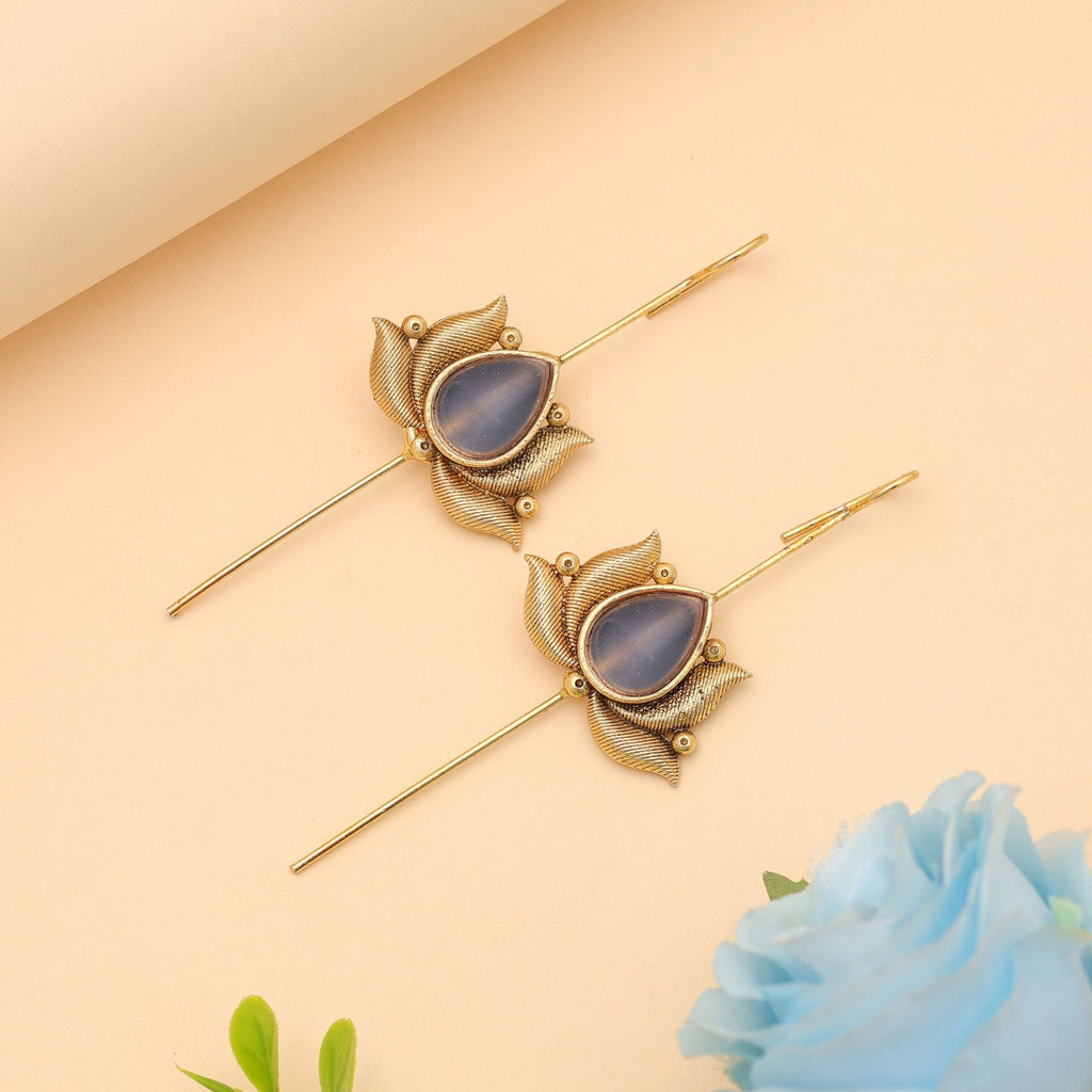 Light Pink Oxidised Ear Cuff Minimal