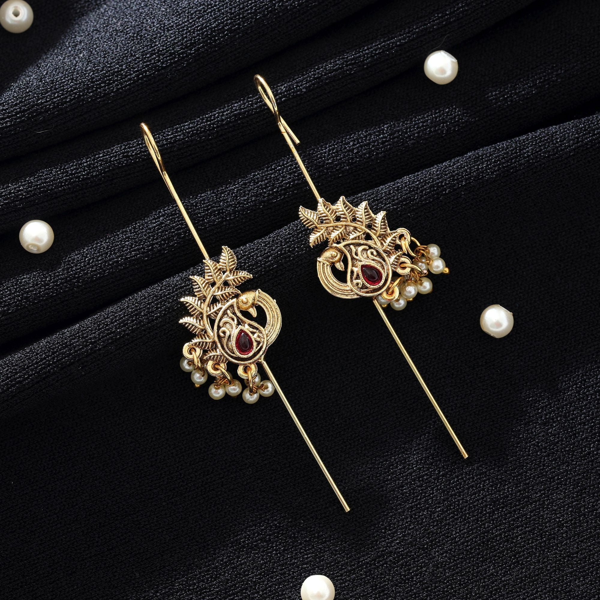 Rani Oxidised Ear Cuff Designer