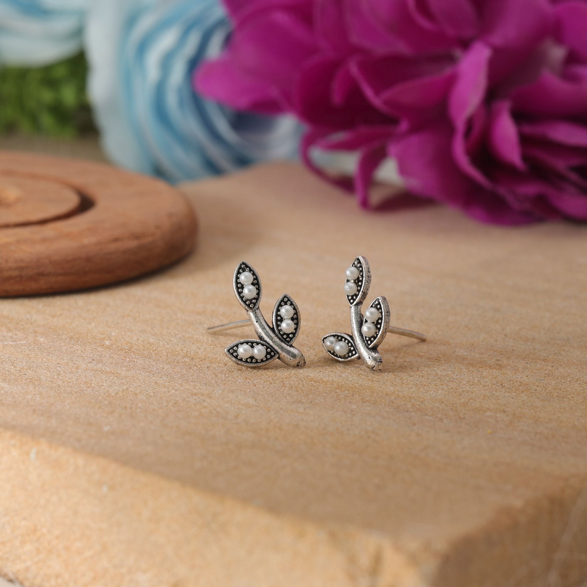 Silver Oxidised Earrings – Vintage Craftsmanship