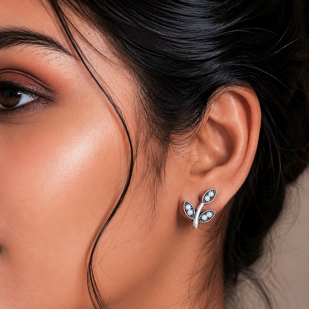 Silver Oxidised Earrings – Vintage Craftsmanship