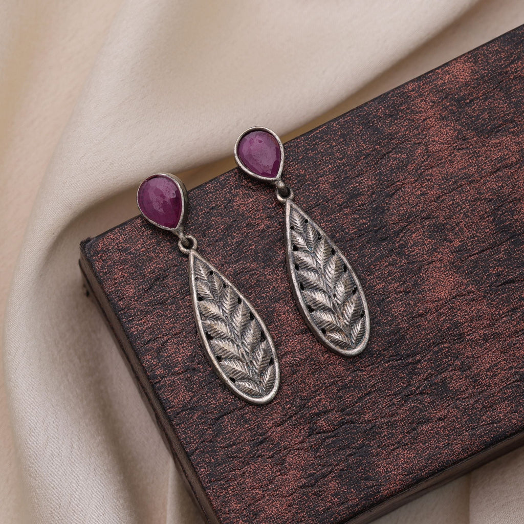 Rani Color Oxidised Earrings