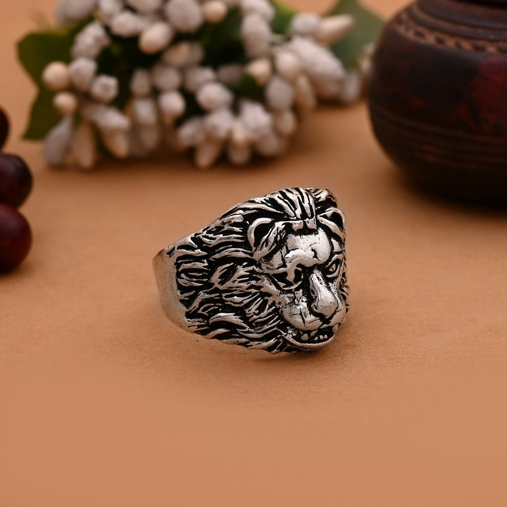 Ethnic Silver Color Oxidised Rings For Bohemian And Indo-Western Wear