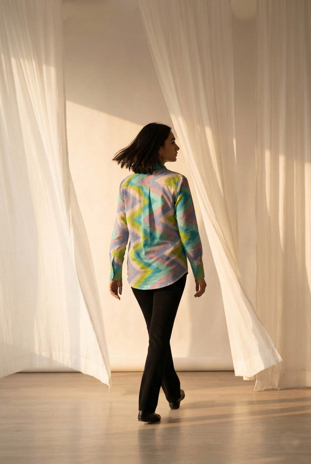 Multi Color Women Cotton Shirts