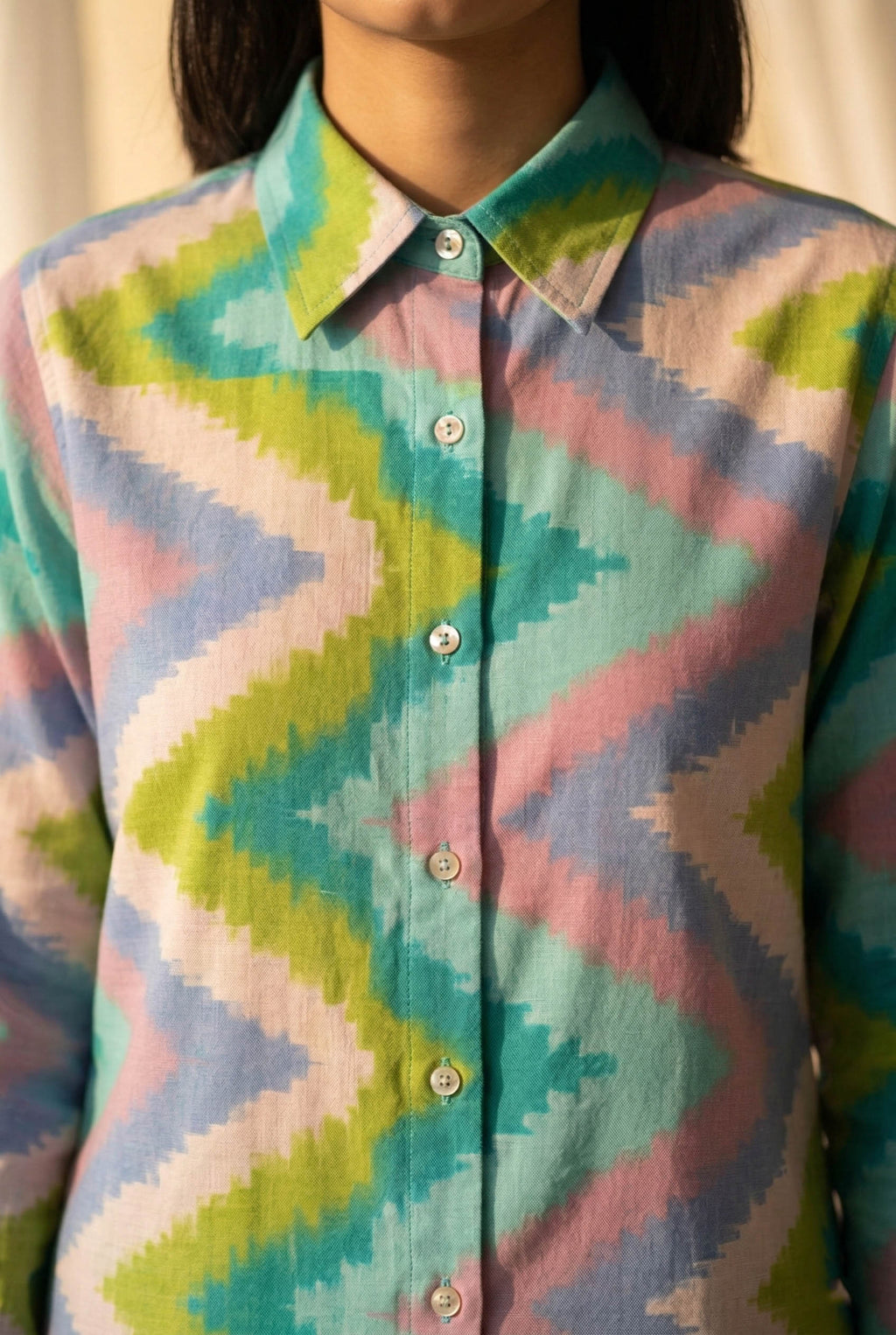 Multi Color Women Cotton Shirts