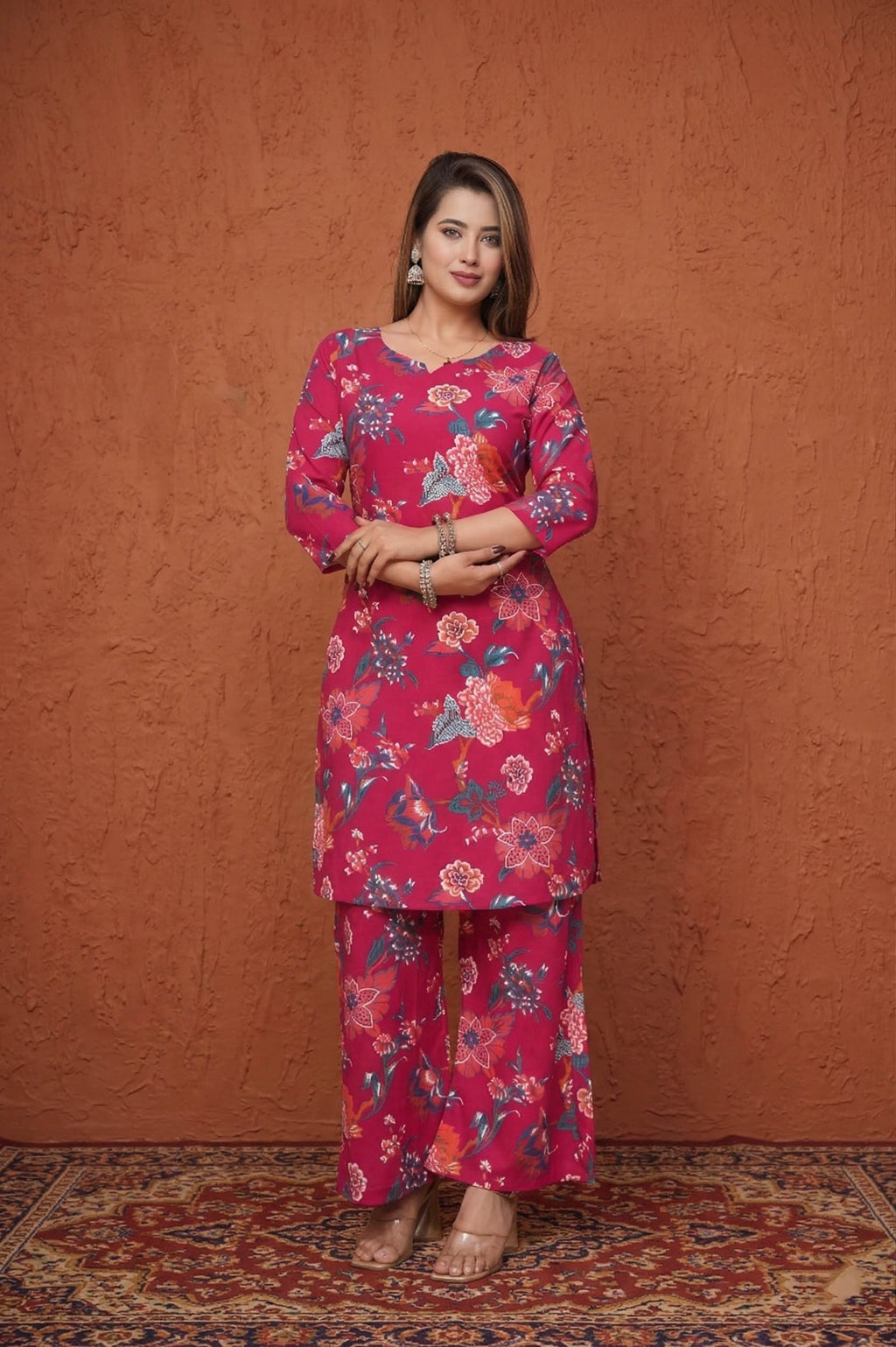 Rani Color Festive Special Printed Cotton Co-Ord Set