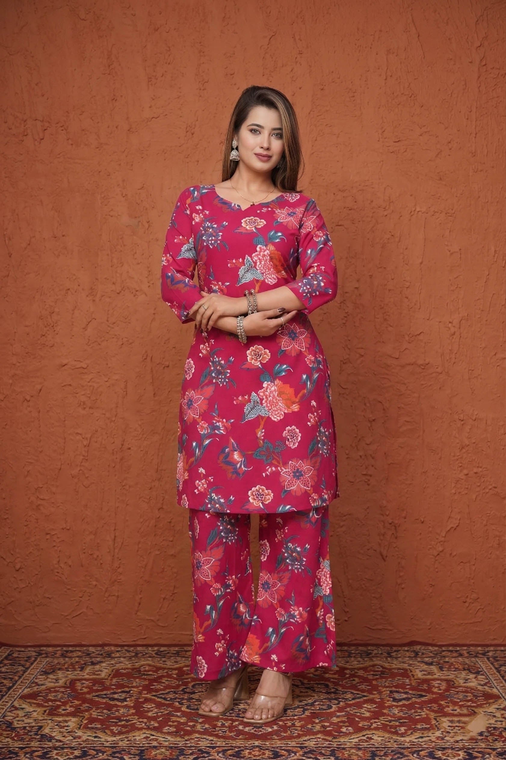 Rani Color Festive Special Printed Cotton Co-Ord Set