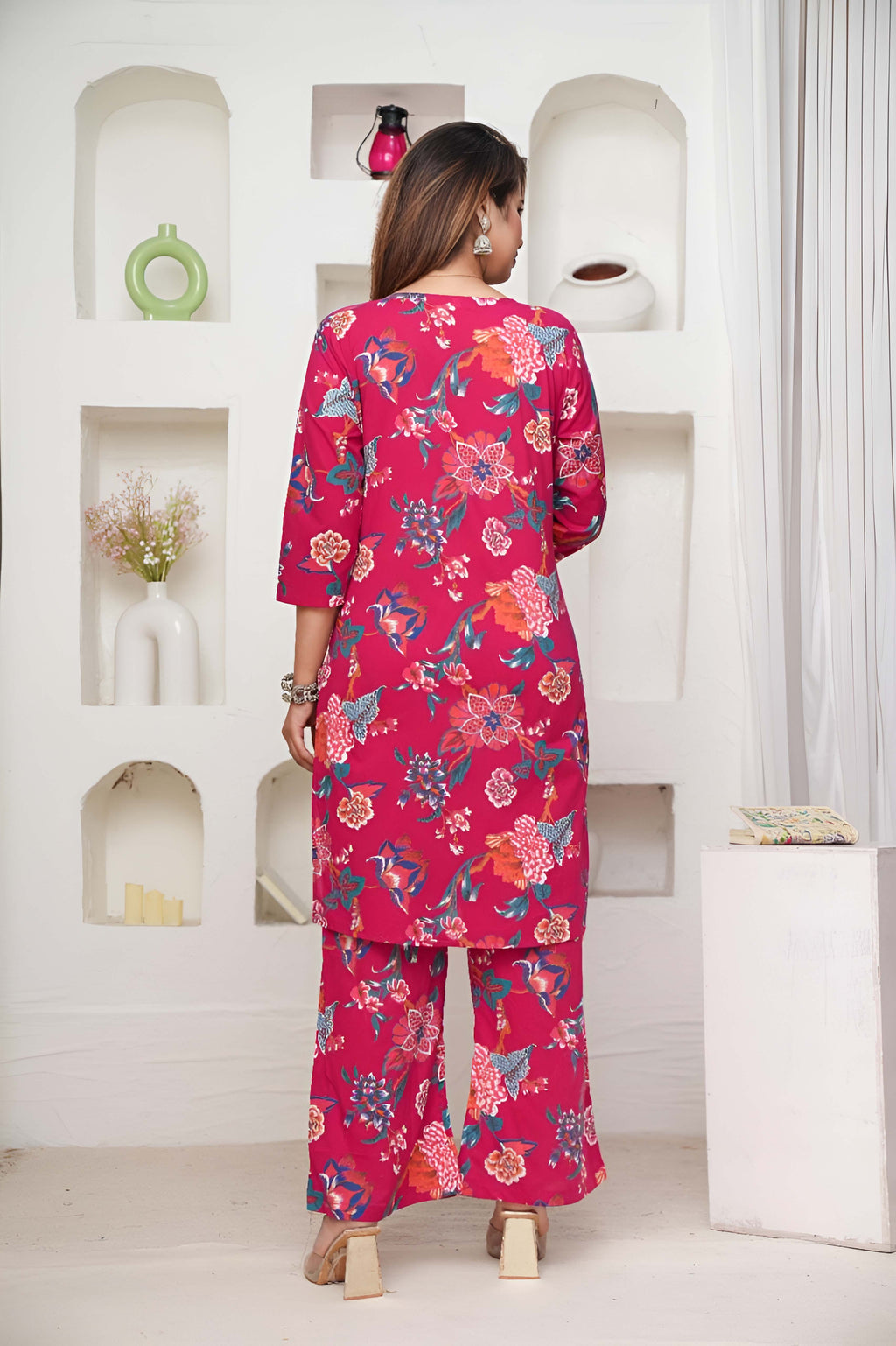 Rani Color Festive Special Printed Cotton Co-Ord Set