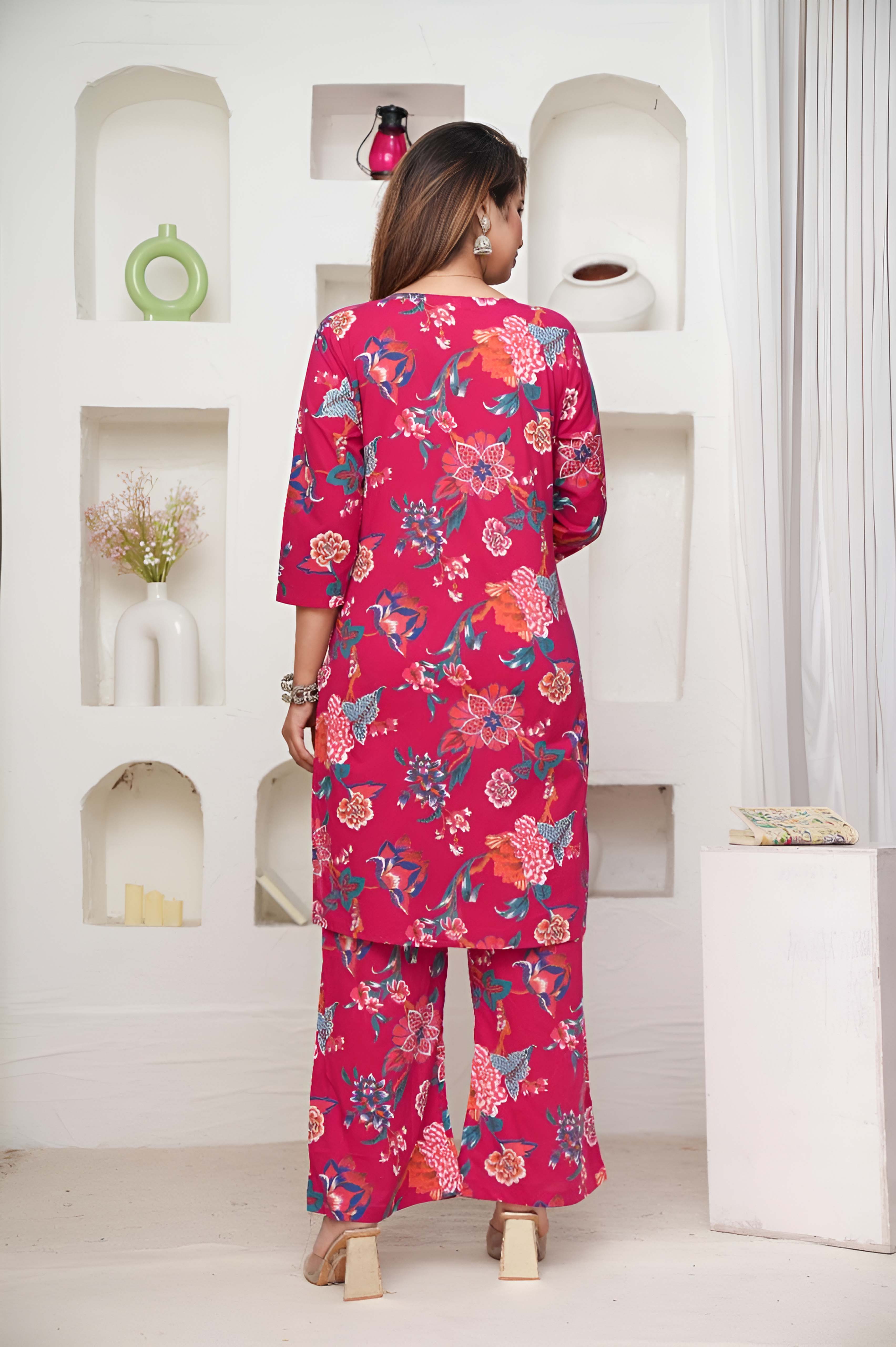 Rani Color Festive Special Printed Cotton Co-Ord Set