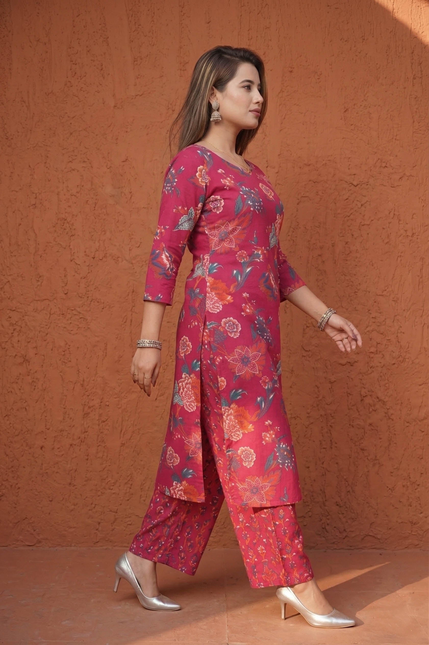 Rani Color Festive Special Printed Cotton Co-Ord Set