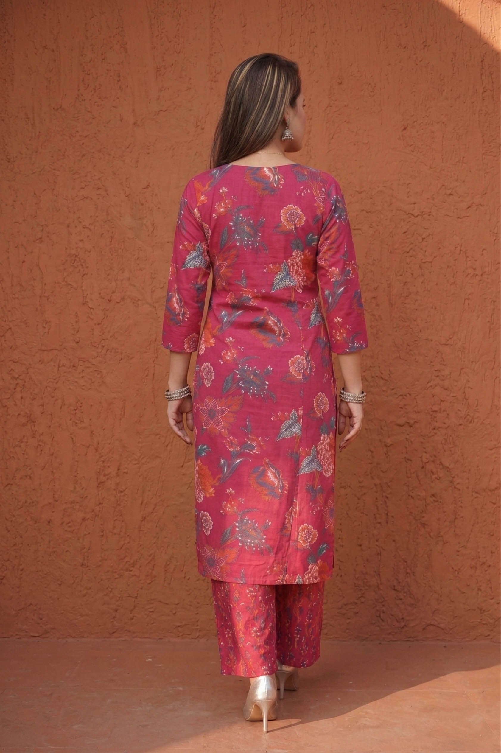 Rani Color Festive Special Printed Cotton Co-Ord Set