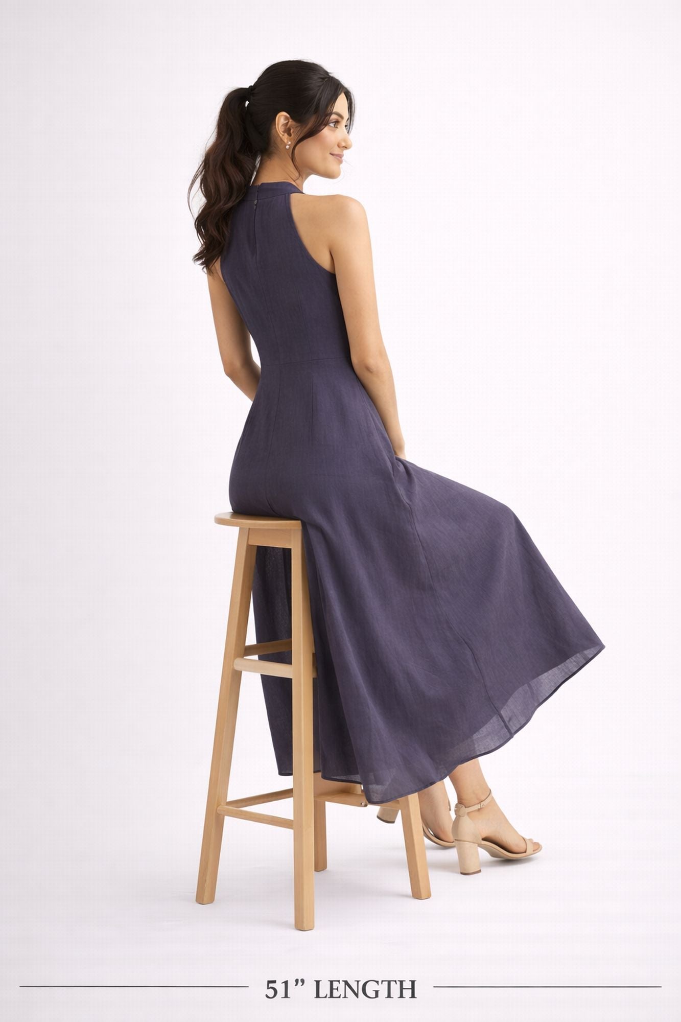 Partywear Collection Grey Color Dress