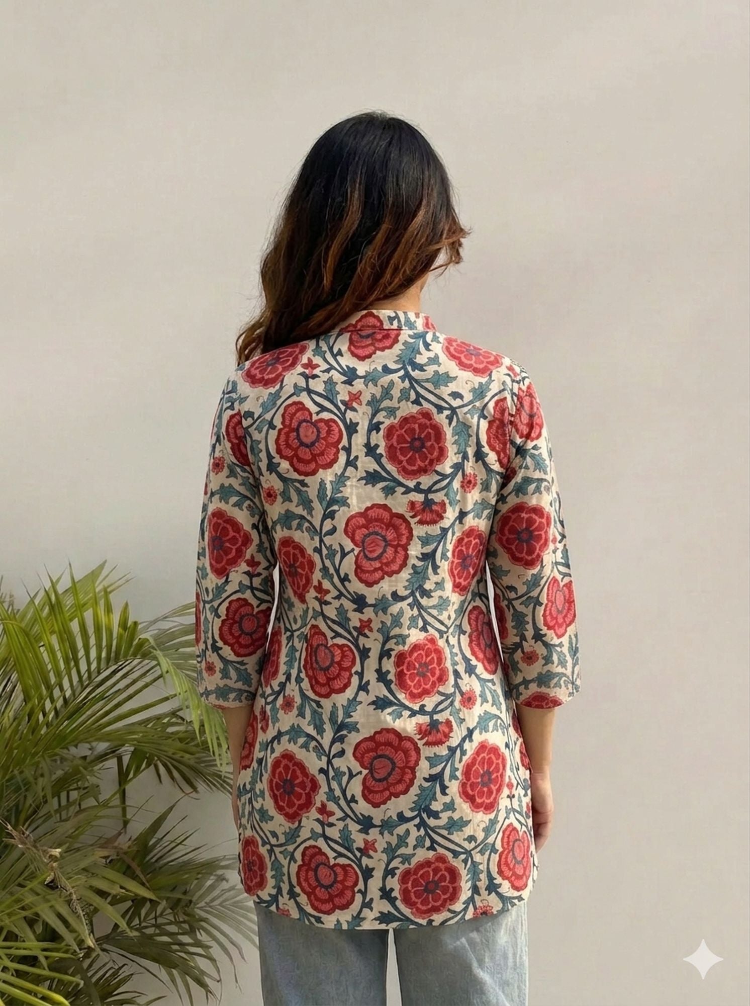 Multi Color Light Summer Friendly Short Kurti