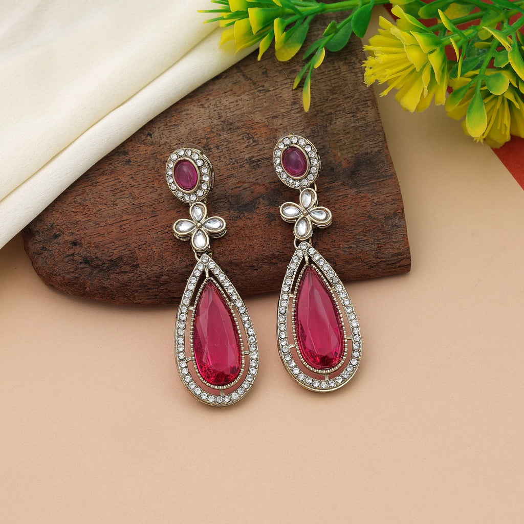 Rani Kundan Earrings - Bridal Styling