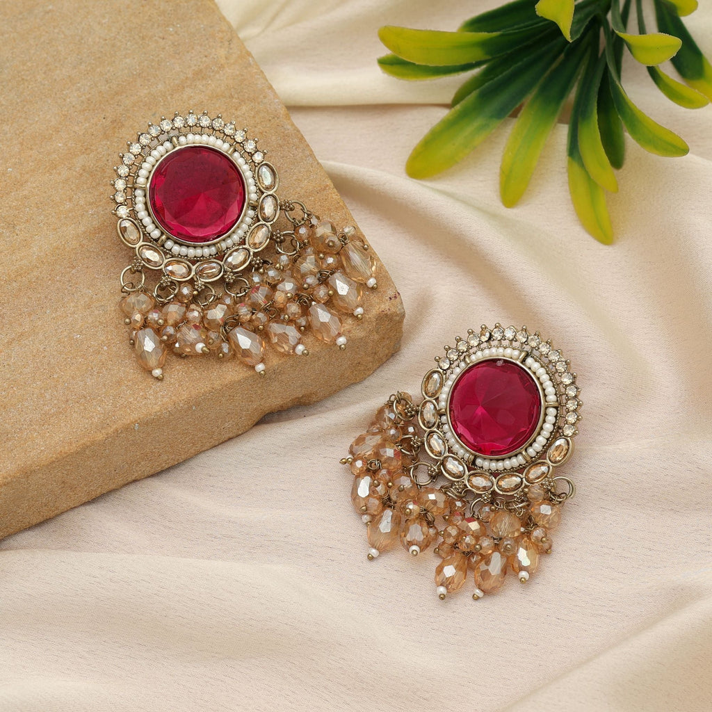 Rani Kundan Earrings - Grand Celebration