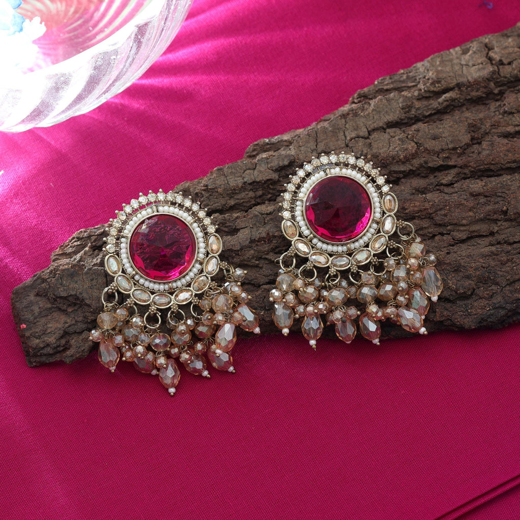 Rani Kundan Earrings - Grand Celebration