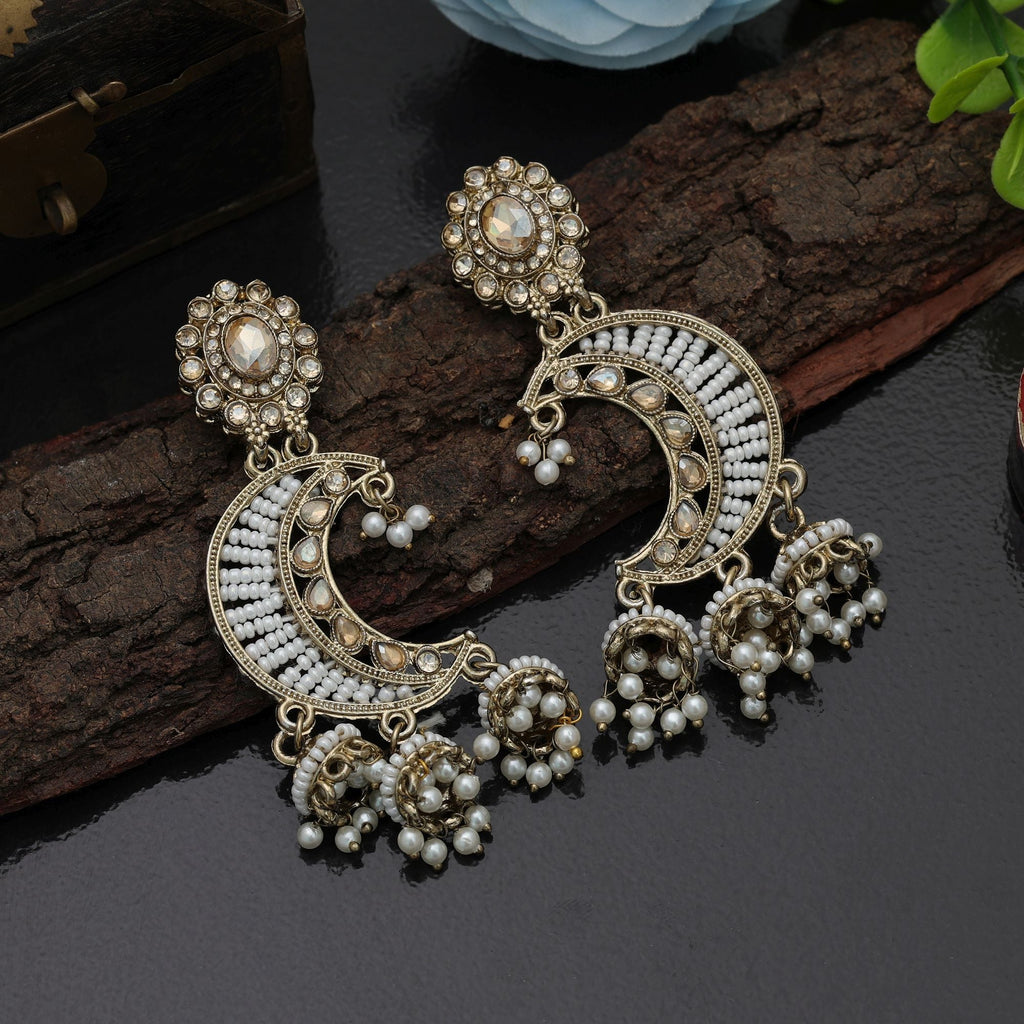 Designer Gold Kundan Earrings