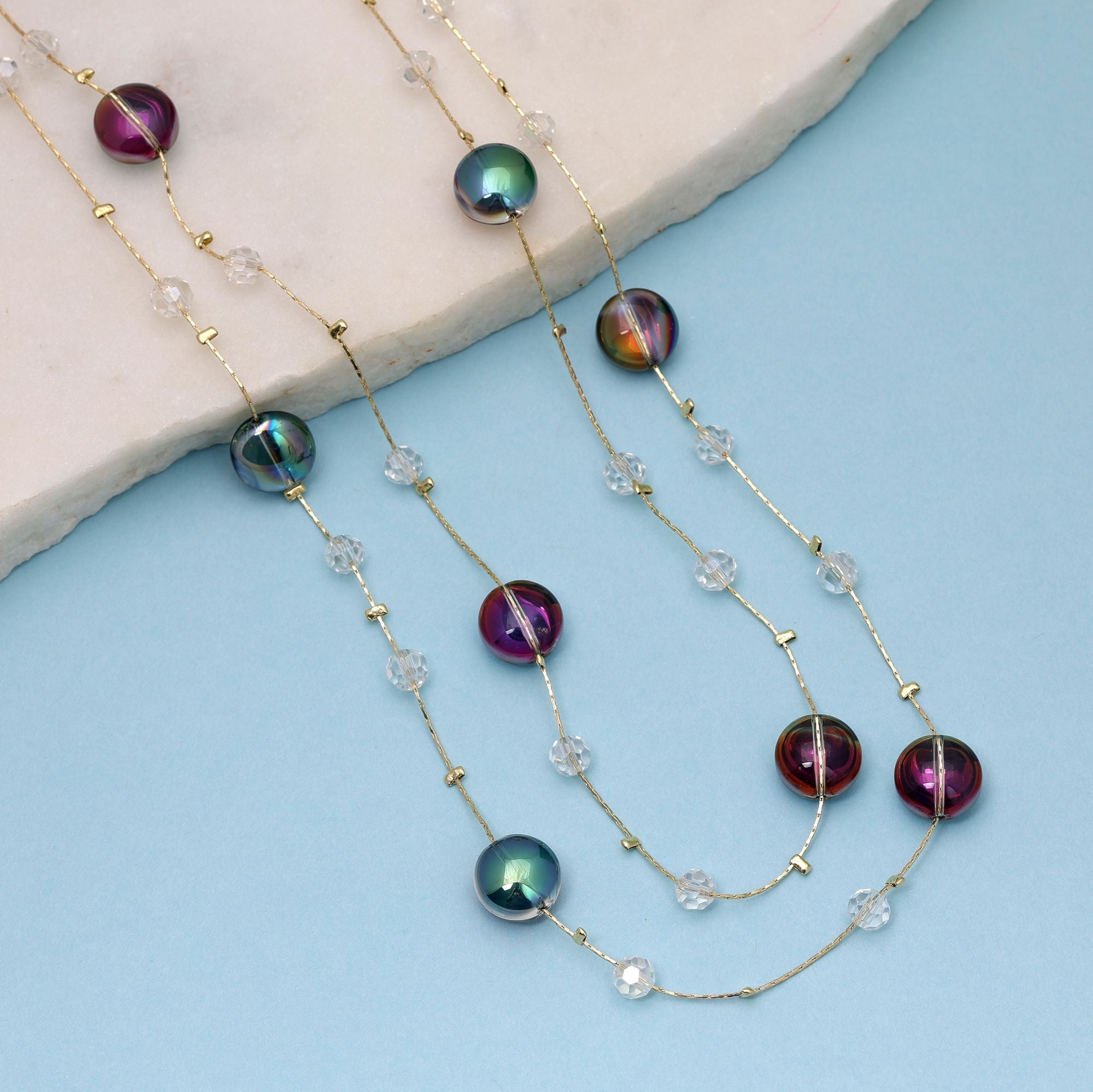 Multi Color Beaded Mala with Traditional Handmade Design