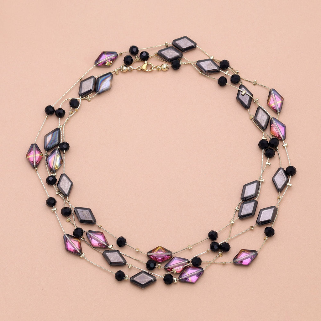 Multi Color Beaded Mala with Traditional Design